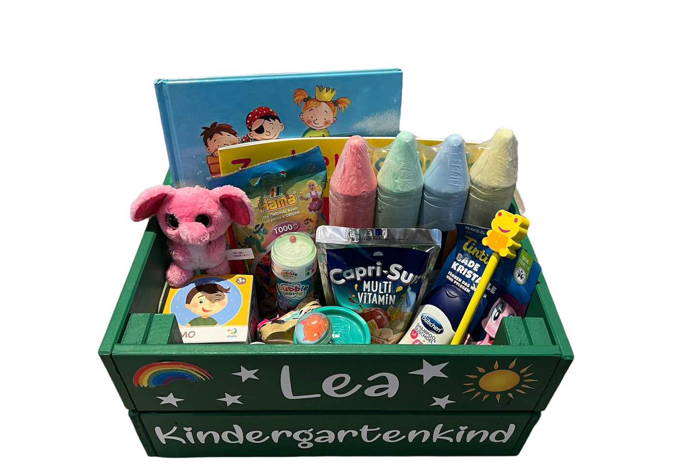 Kindergarten- Kiste gefüllt